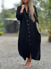 Nerissa Long Button Down Dress