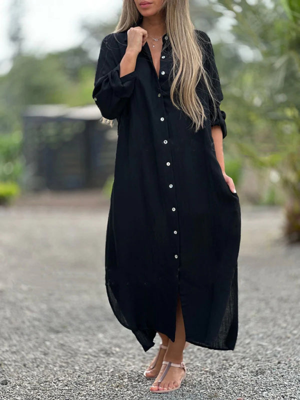 Nerissa Long Button Down Dress