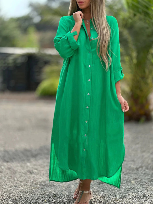 Nerissa Long Button Down Dress