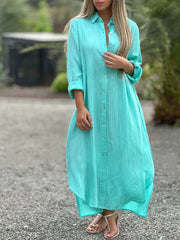 Nerissa Long Button Down Dress