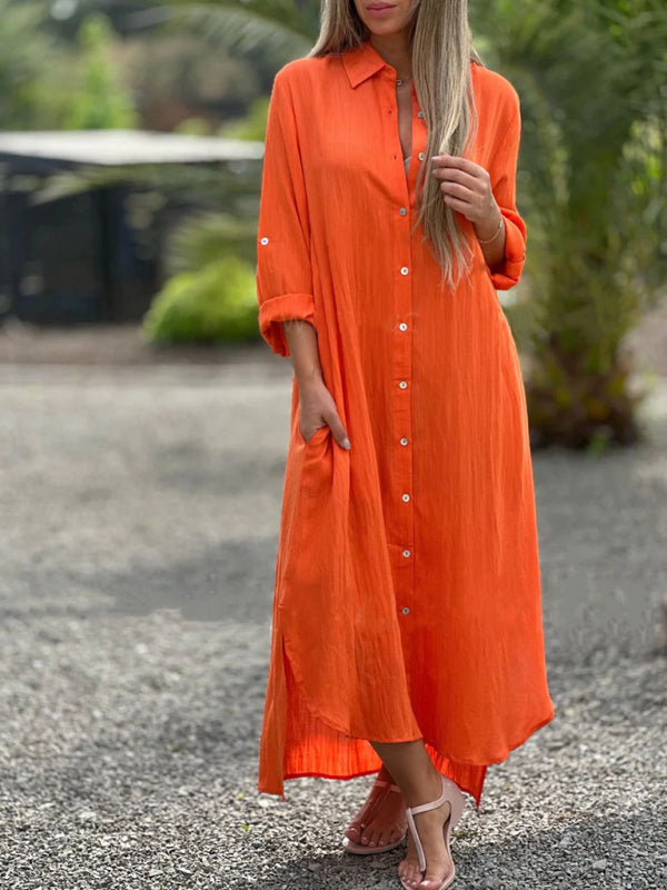 Nerissa Long Button Down Dress