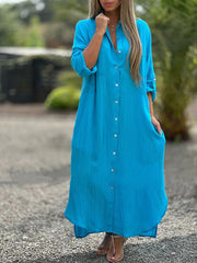 Nerissa Long Button Down Dress